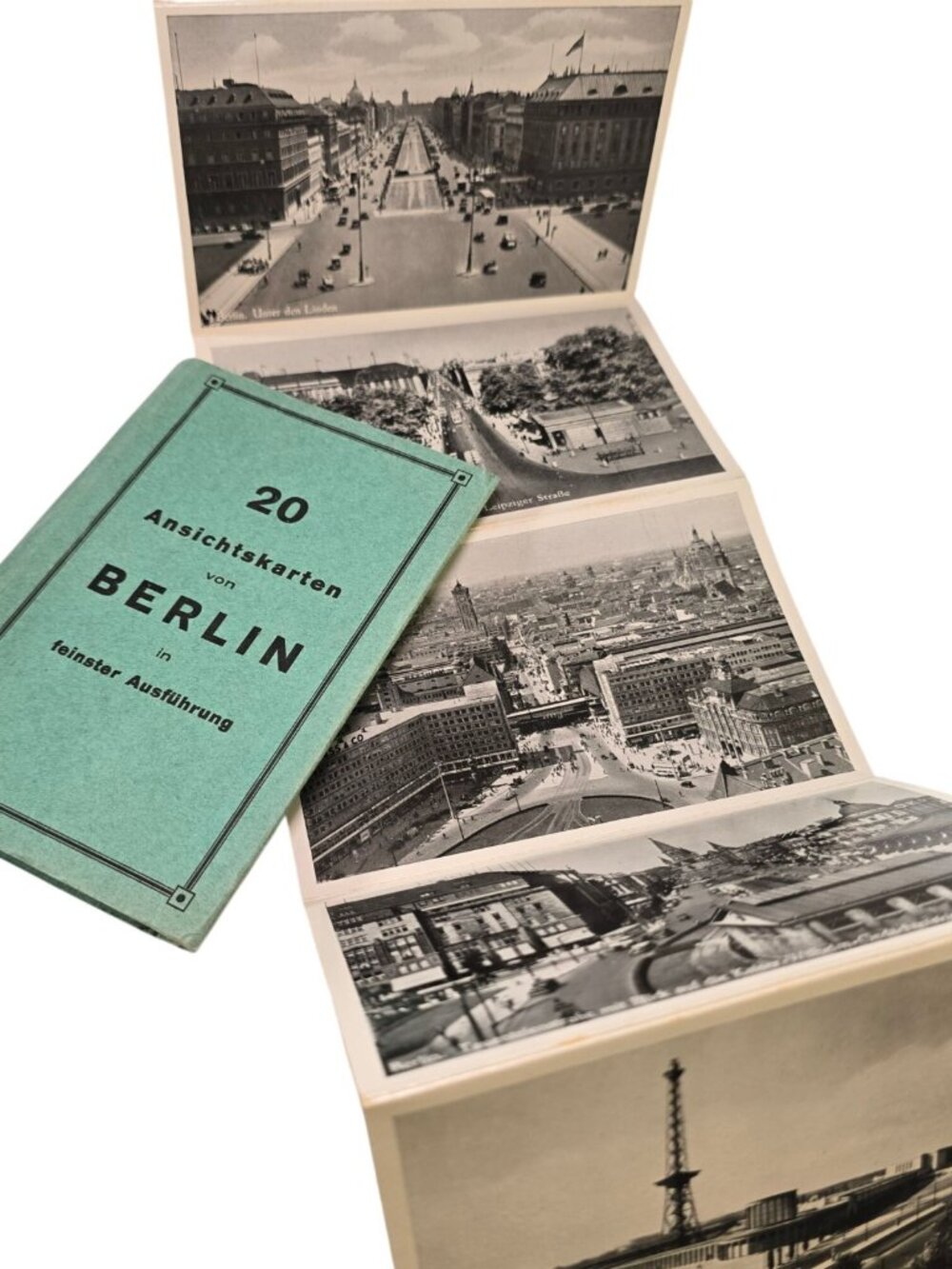 Vintage 1930s Souvenir Berlin Germany Postcard Booklet Pre WWII 18x Post Cards